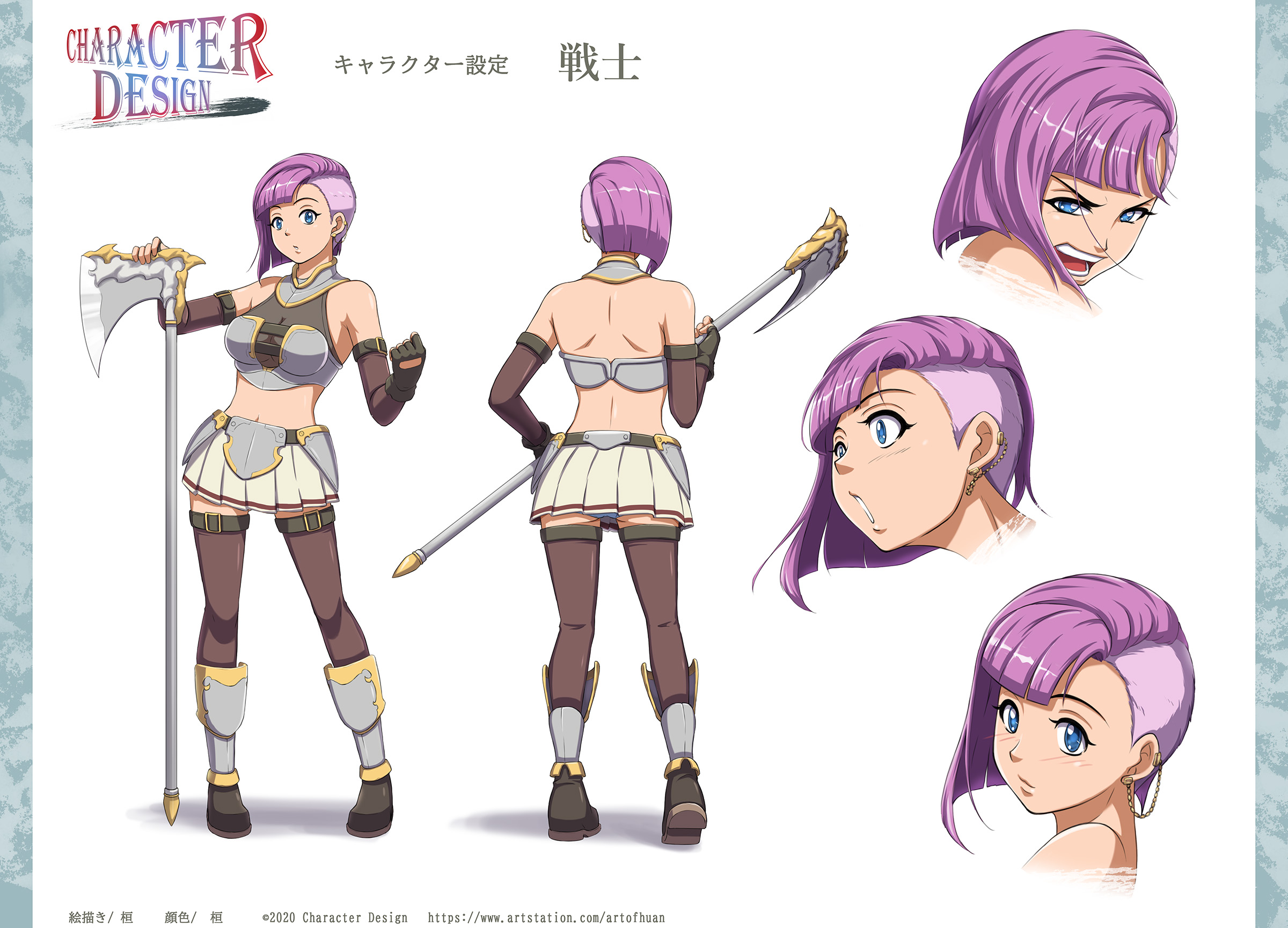 Anime Character Design on Behance