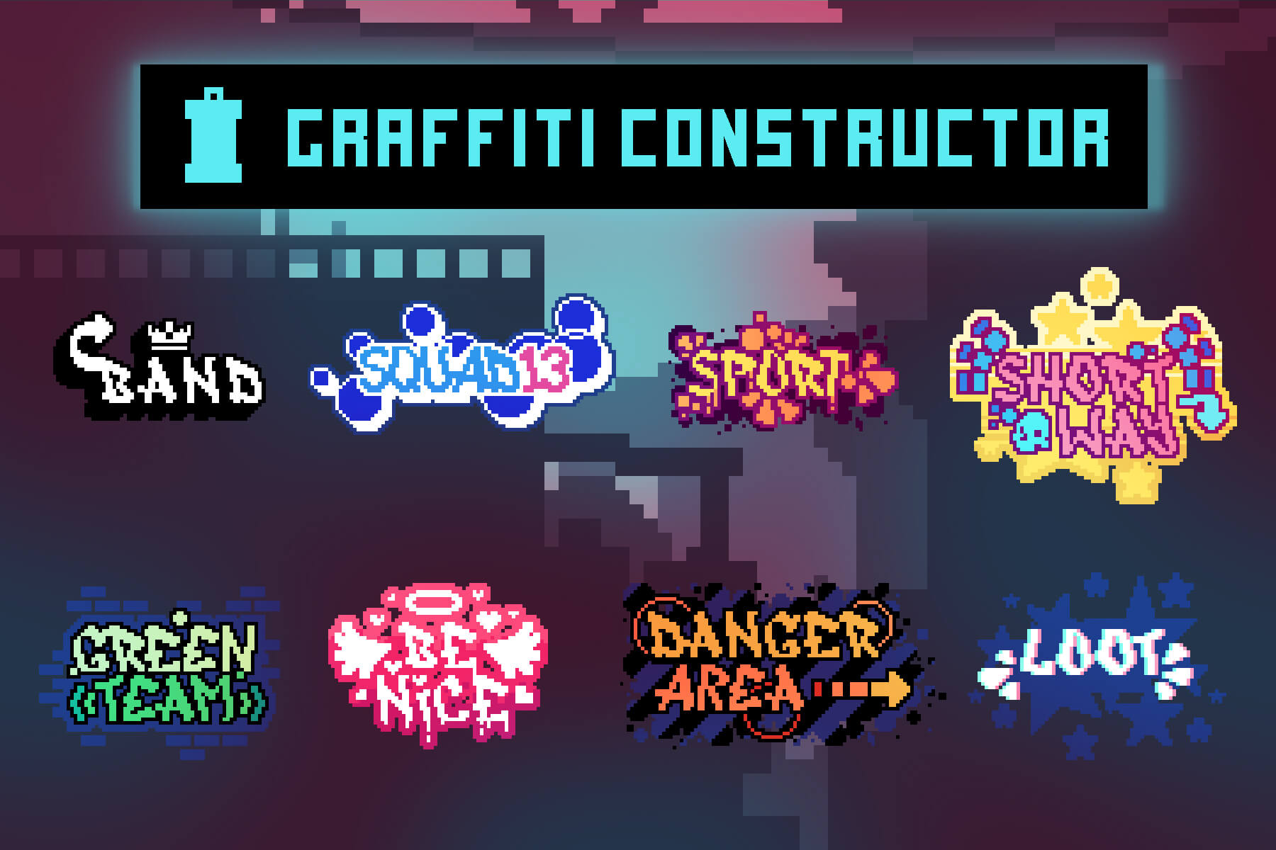 Graffiti Pixel Art