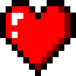 pixel art link heart