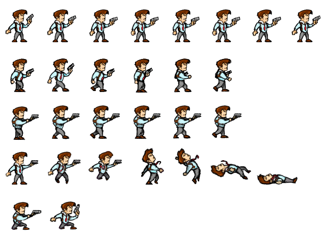 2d Game Character Sprites PNG Transparent, Sprite Sheet Of The ...