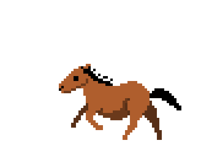 pixel horse | OpenGameArt.org