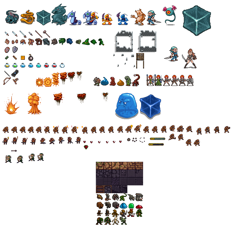 32x32 RPG Character Sprites