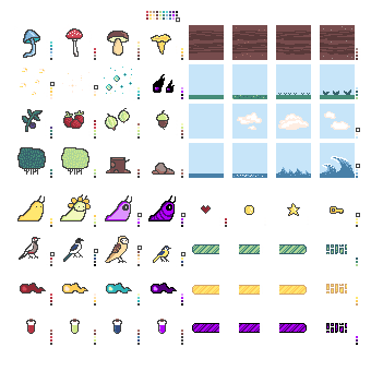 Pixel Art - 32x32 Pocket Biomes!