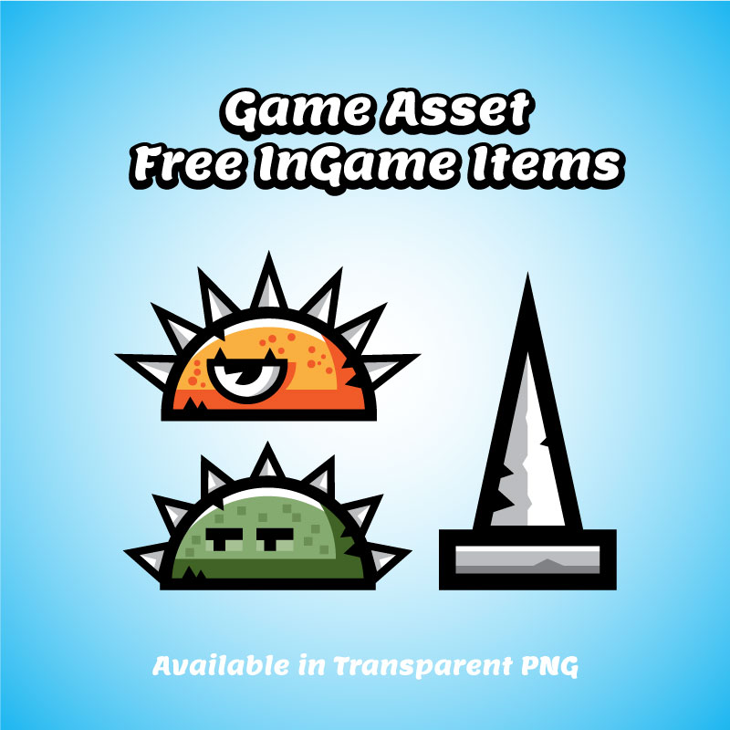 Download Bevouliin Free Ingame Items - Spike Monsters | OpenGameArt.org