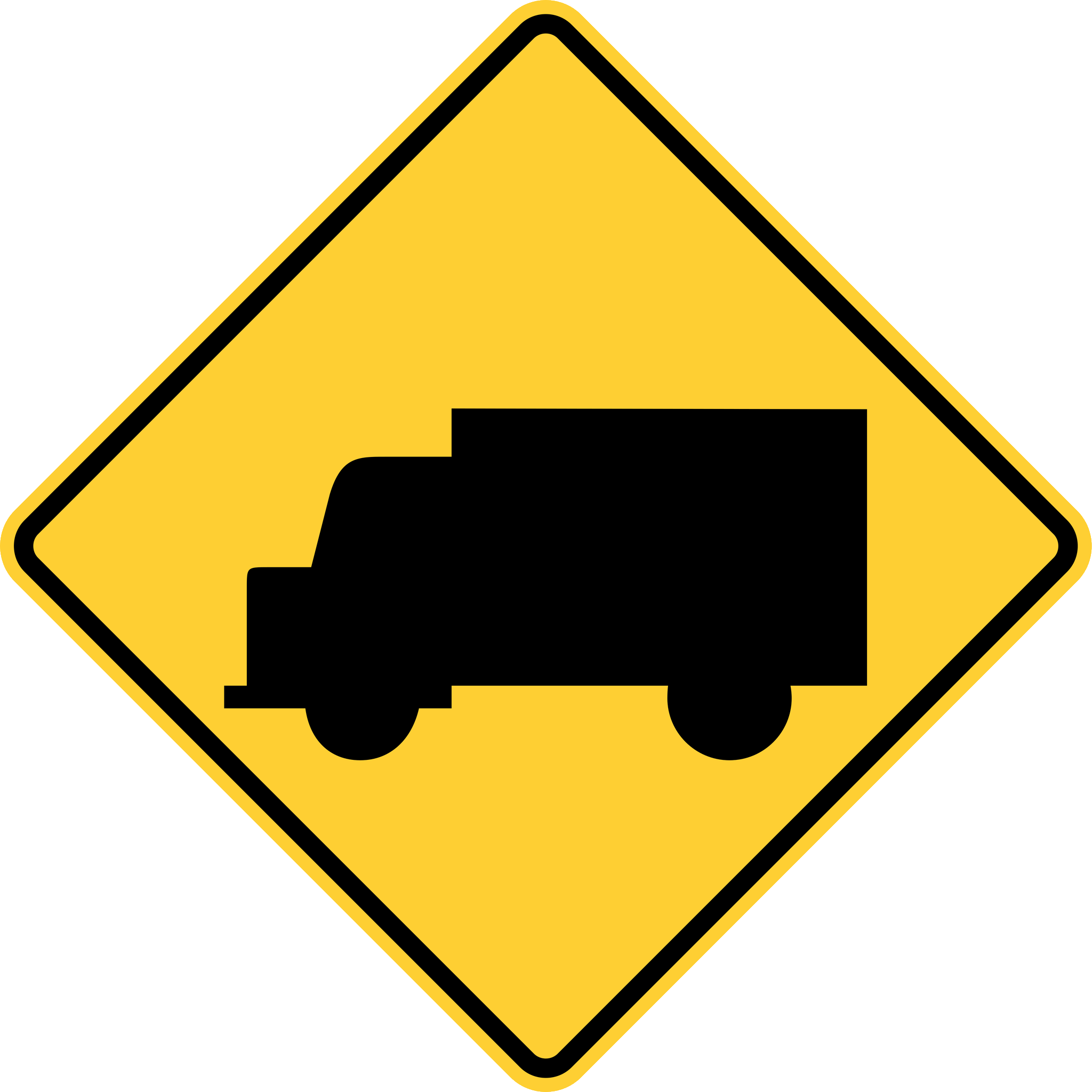 Дорожные авто знаки. Грузовик с дорожными знаками. Дорожные знаки желтые. Знаки для грузовых автомобилей. Знак желтый грузовик.