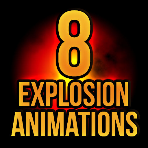 8 explosions (animated)  OpenGameArt.org