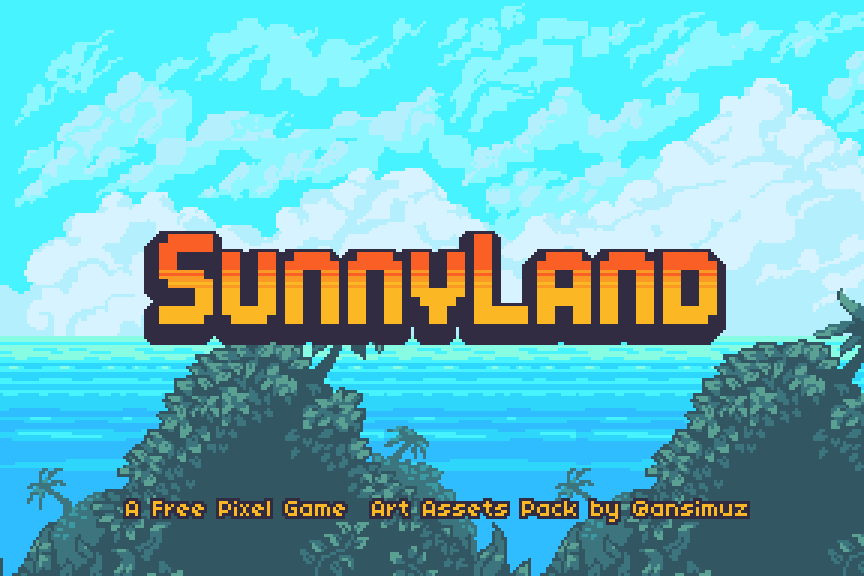 Sunny Land 2d Pixel Art Pack Opengameart Org