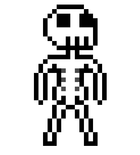 pixel art skeleton | OpenGameArt.org