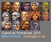Collection 1, 32x32 Fantasy Characters & Creatures : r/PixelArt