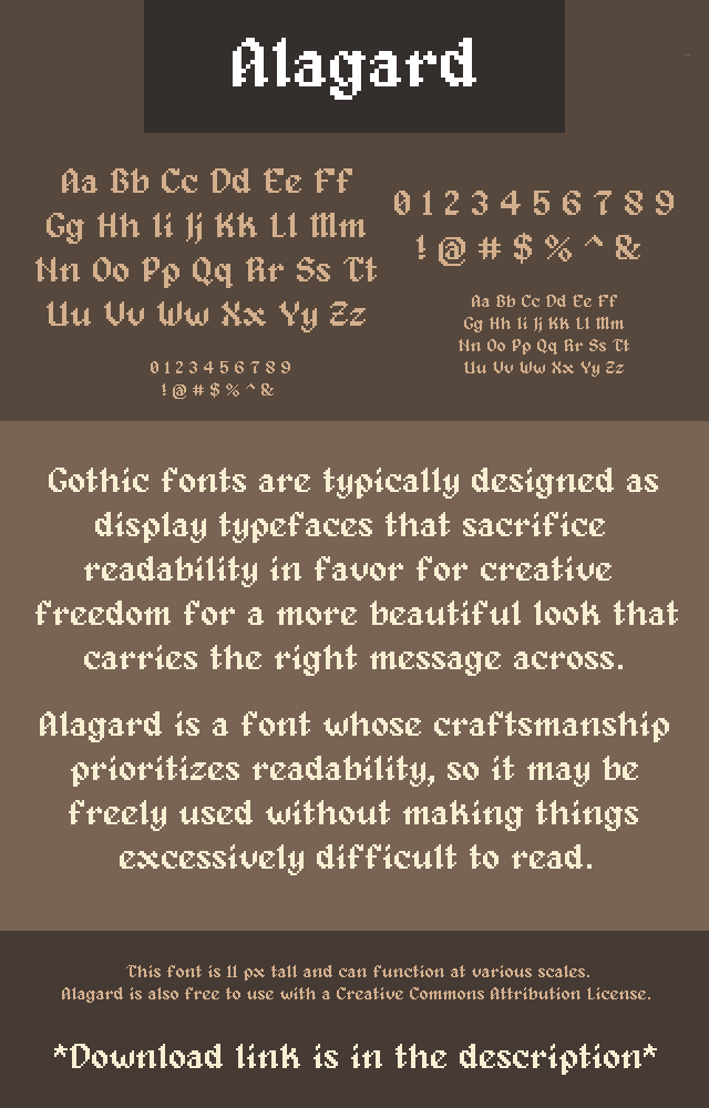 Pixel fonts by Pix3M | OpenGameArt.org