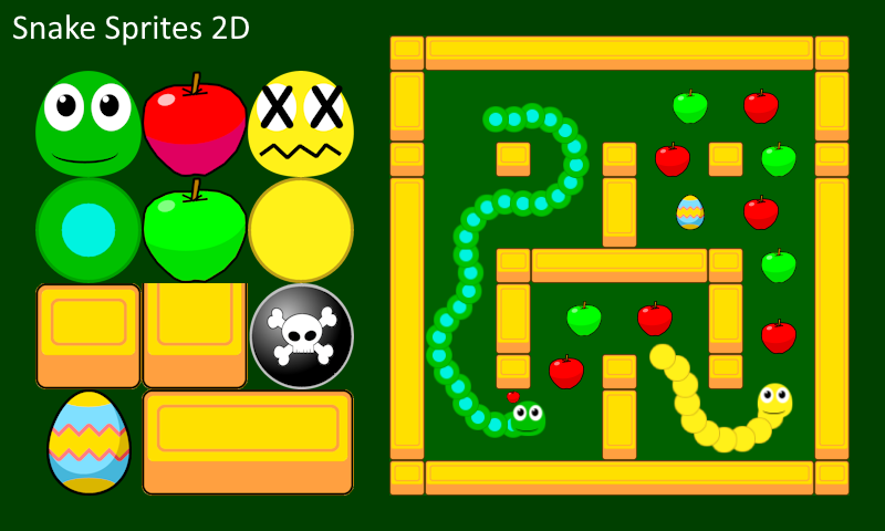 Browser Games - Google Snake Game - Miscellaneous - The Spriters Resource