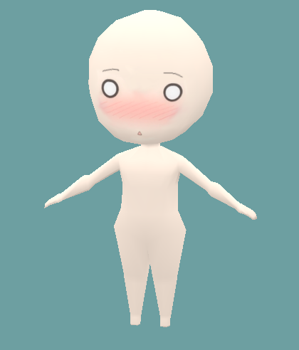 3D chibi rigged model | OpenGameArt.org