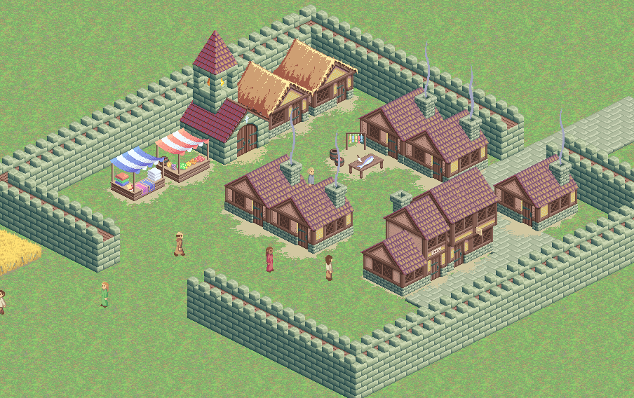 Isometric Medieval City Sim Assets  OpenGameArt.org