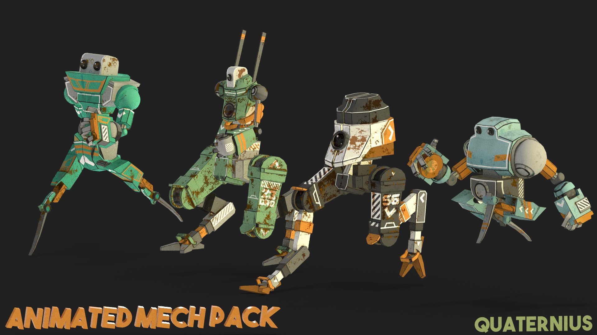 Animated Mech Pack | OpenGameArt.org