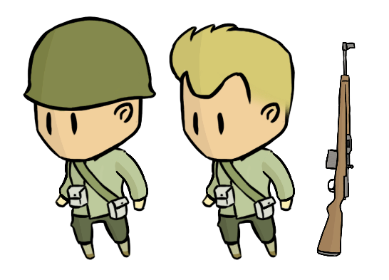 WW2 Soldier Spritesheet | OpenGameArt.org