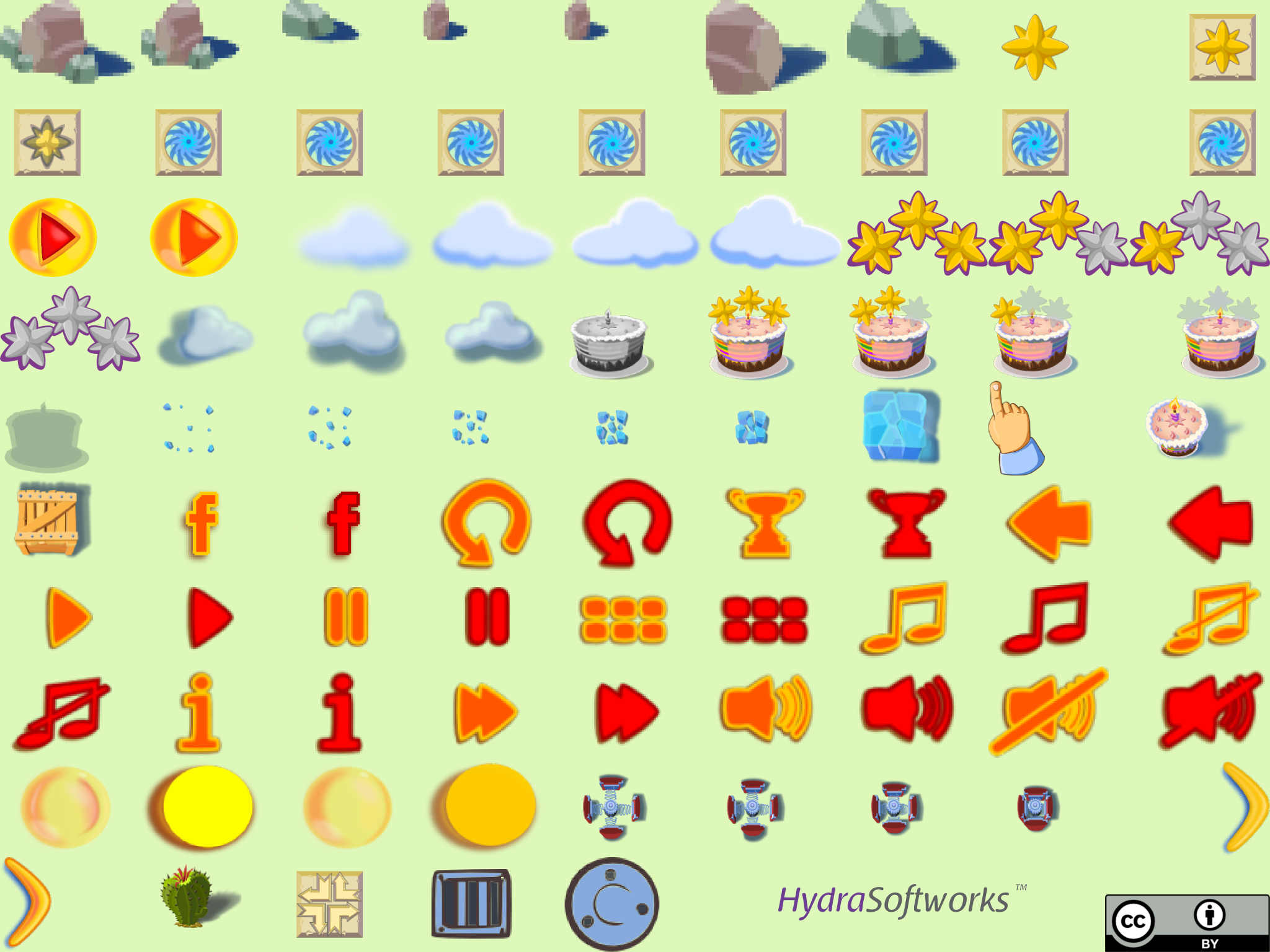 Get the Cake Sprites and Backgrounds  Pack  OpenGameArt org