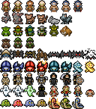 Roguelike Monsters | OpenGameArt.org