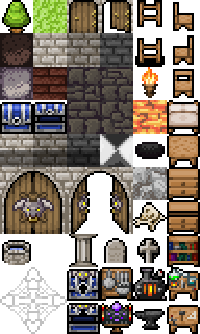 Roguelike Dungeon/World Tiles | OpenGameArt.org