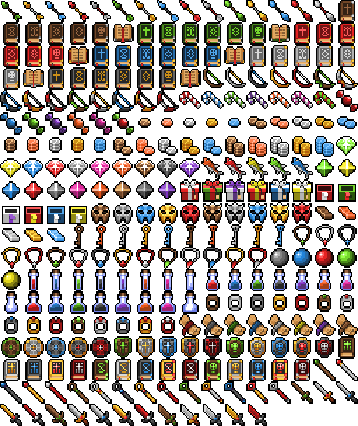 Resource RPG Icons 32x32 Pixel Art 