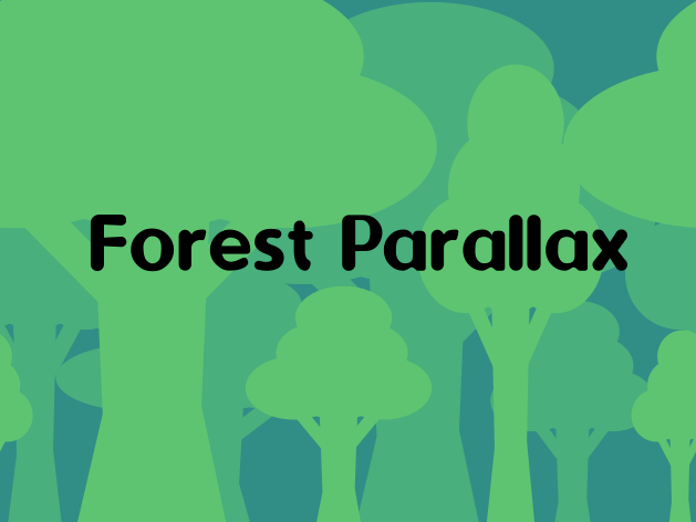 Simple Forest Parallax Background 