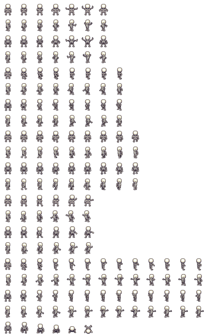 skeleton animated sprite
