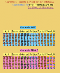 Twelve more 16x18 RPG character sprites | OpenGameArt.org