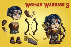 Woman Warrior D Sprite OpenGameArt Org