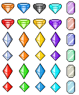 32x32 Pixel Gems | OpenGameArt.org