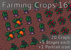 Farming crops 16x16 | OpenGameArt.org