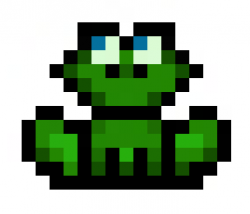 Cute Green Pixel Frog (16*16) | OpenGameArt.org