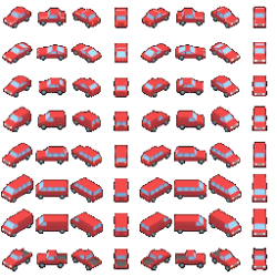 Need 8 direction car car sprites. | OpenGameArt.org