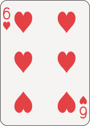 Vintage Playing Cards - Hearts_6.png | OpenGameArt.org