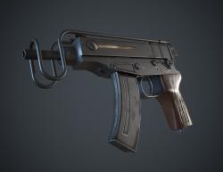 Submachine Gun (Scorpion-inspired) | OpenGameArt.org