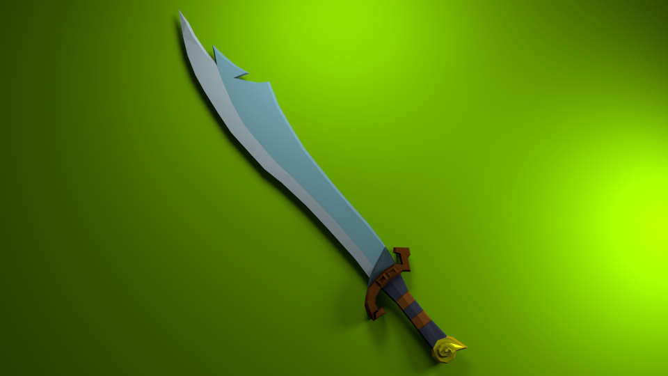 3d Fantasy Low Poly Weapons Opengameart Org - how to make a low poly gun blender roblox