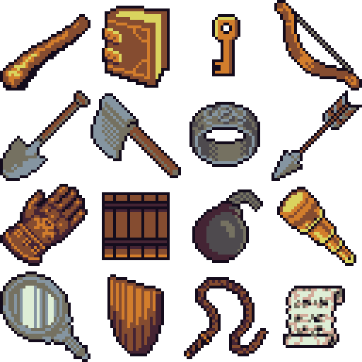 Pocket Things Pixel Art 32x32 Icon Pack 