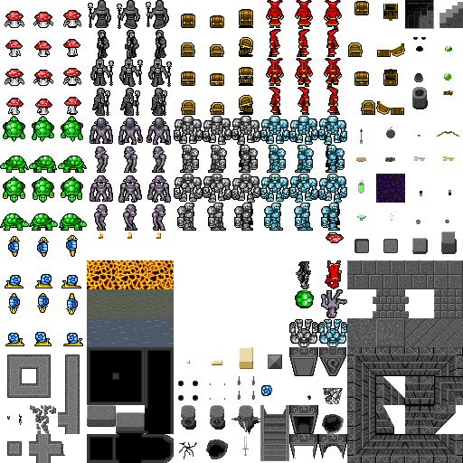 Undead Avatars 32x32 by Free Game Assets (GUI, Sprite, Tilesets)