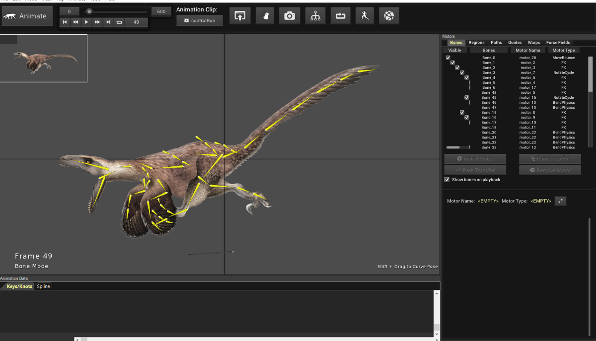 2d Raptor Running Fbx Animation Opengameart Org