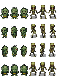 top down zombie sprites